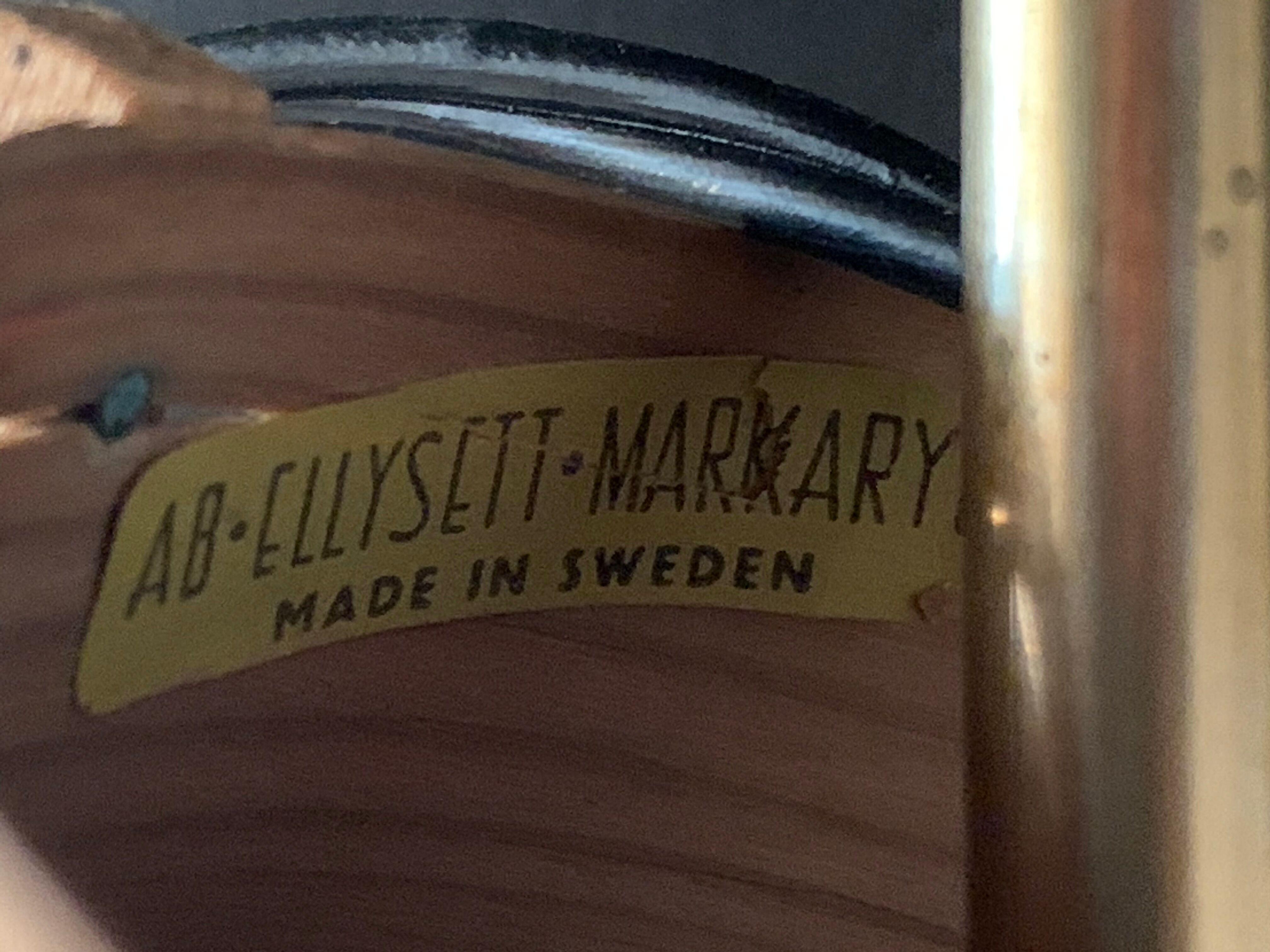 Scandinavian tripod hans-Agne Jakobsson tripod lamp for Ellysett Markaryd 1960