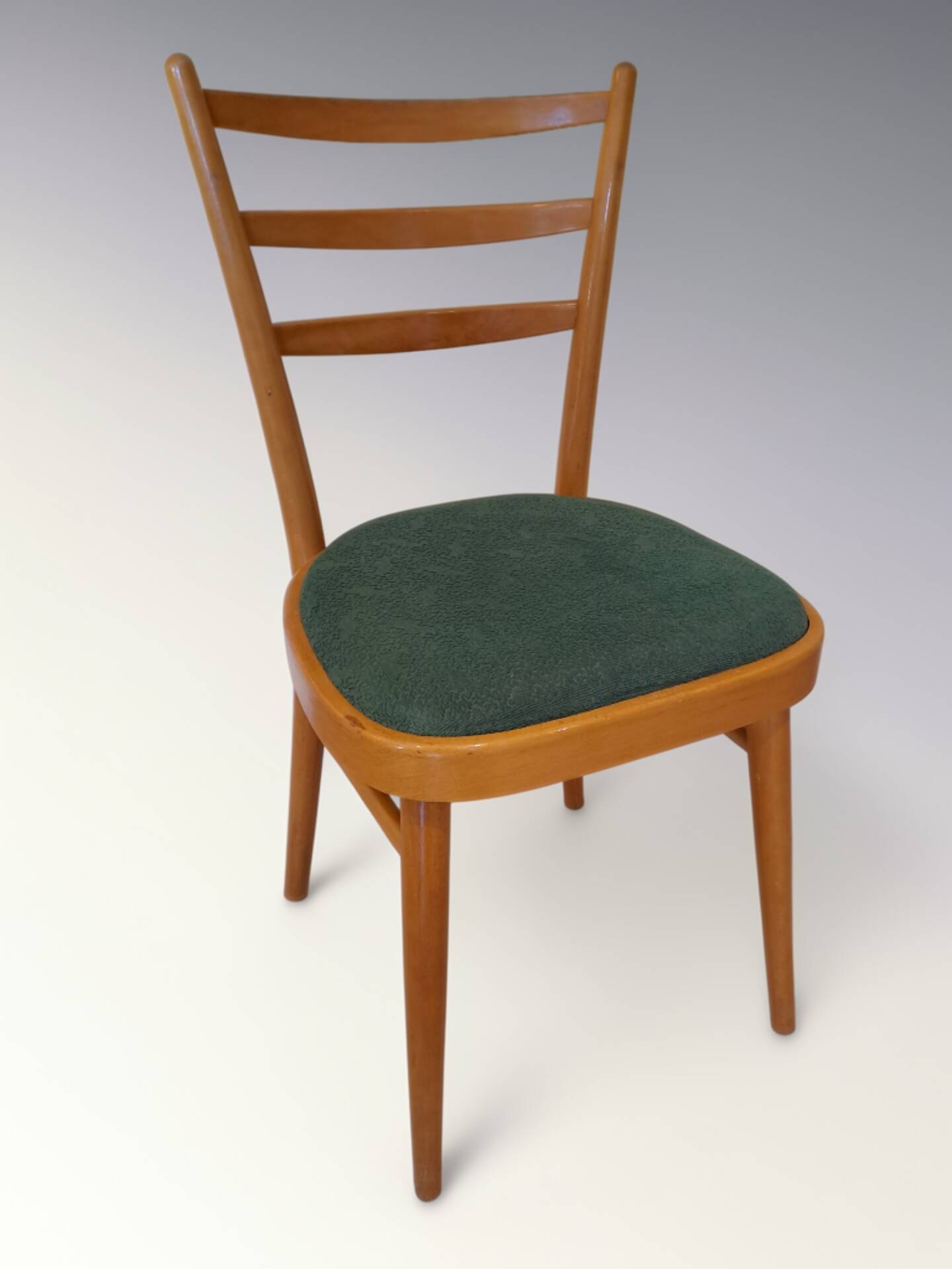 Set of 4 TON chairs, Czech vintage 1960s.