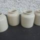 4 pots en grés lab lagny moutarde