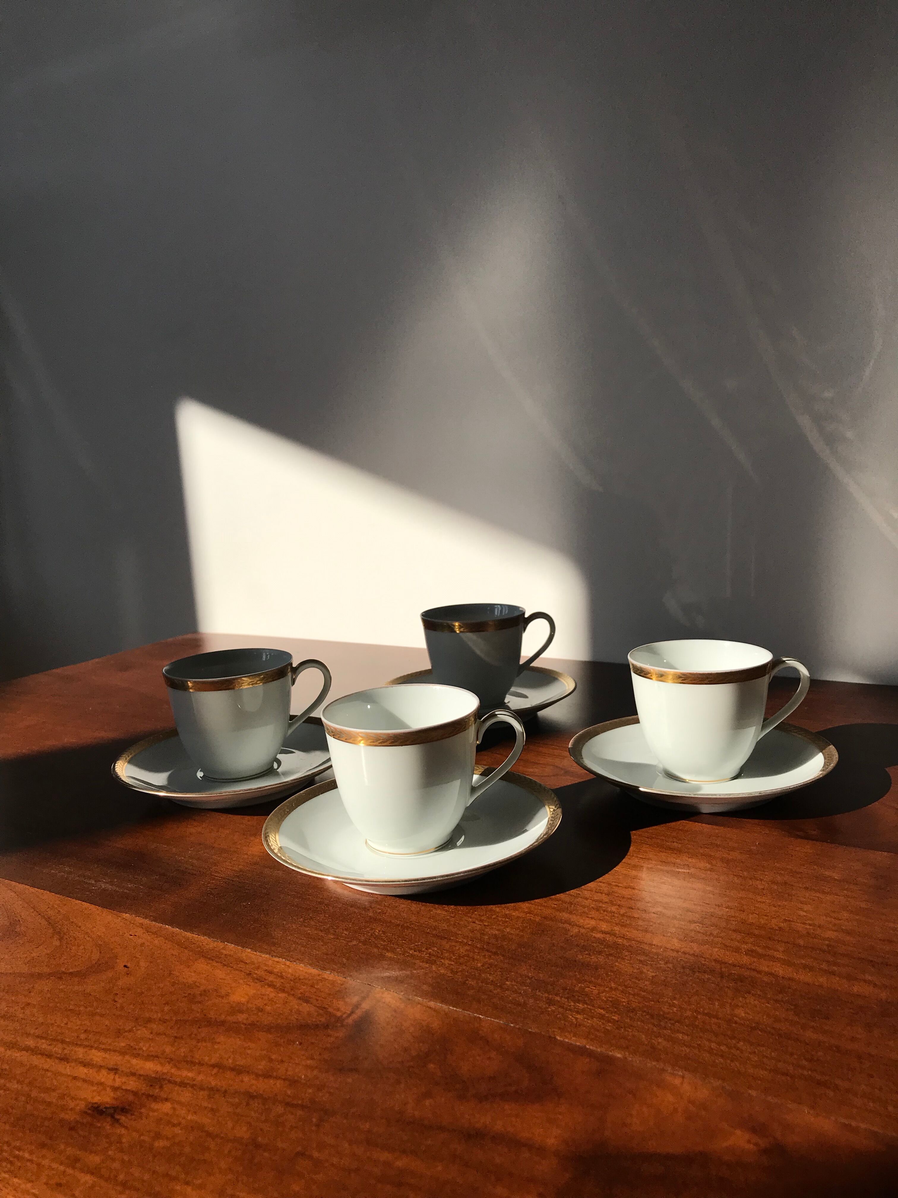 Bernardaud coffee cups and cups