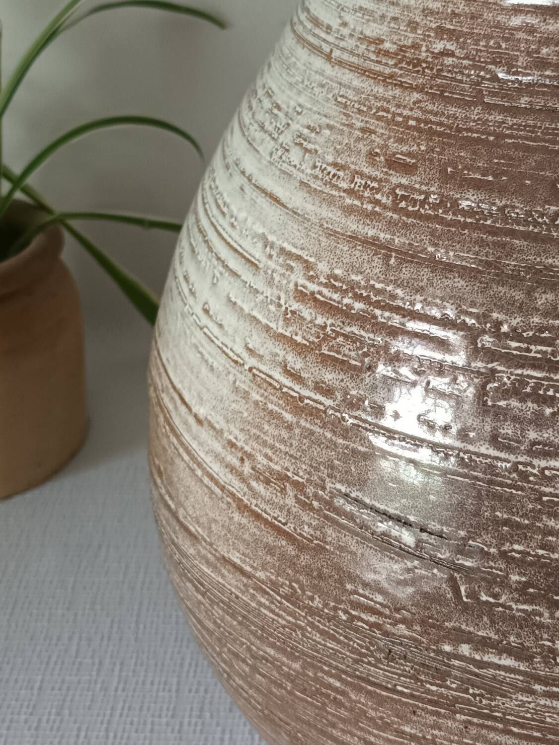 Vintage St Clément style ceramic jar