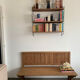 Banc en bois avec dossier
