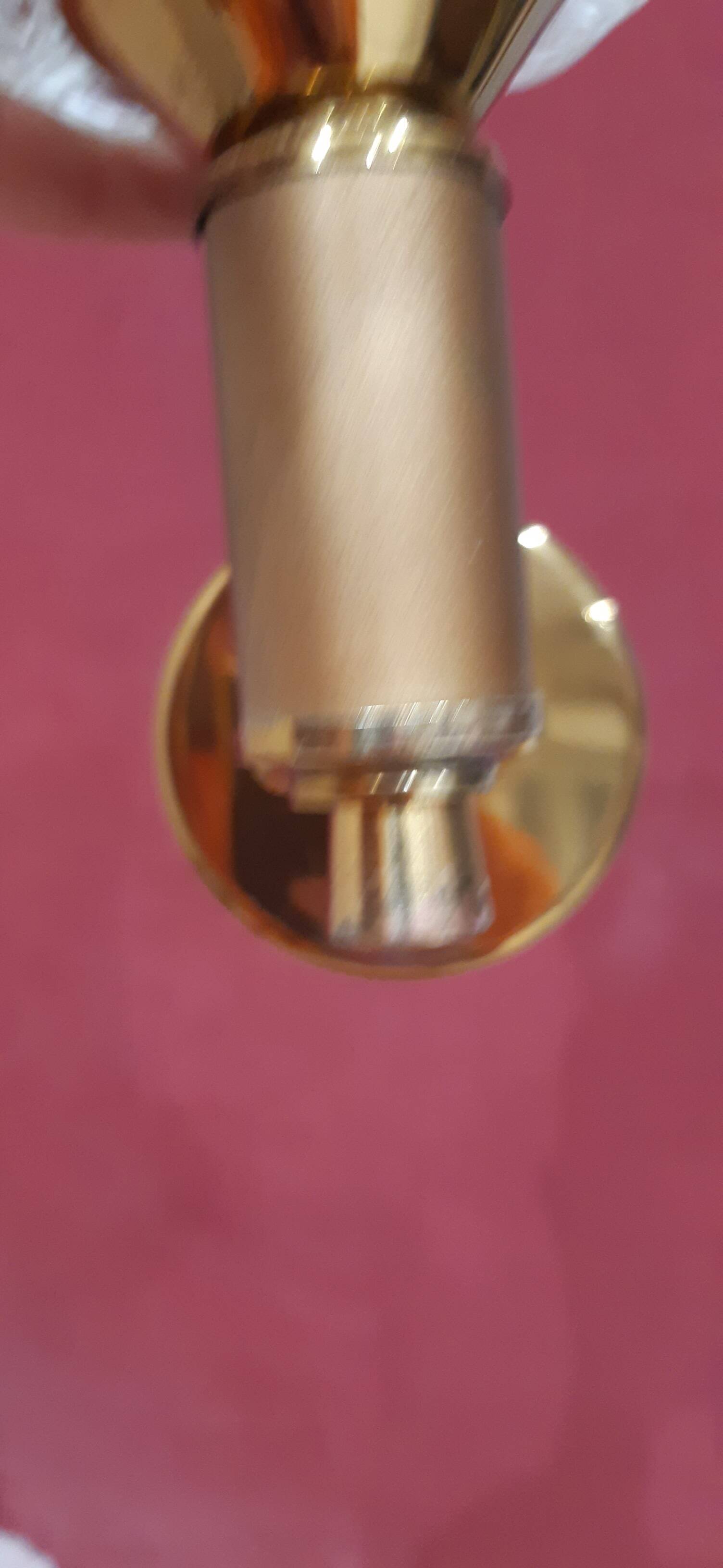 Vintage brass wall light