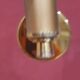 Vintage brass wall light