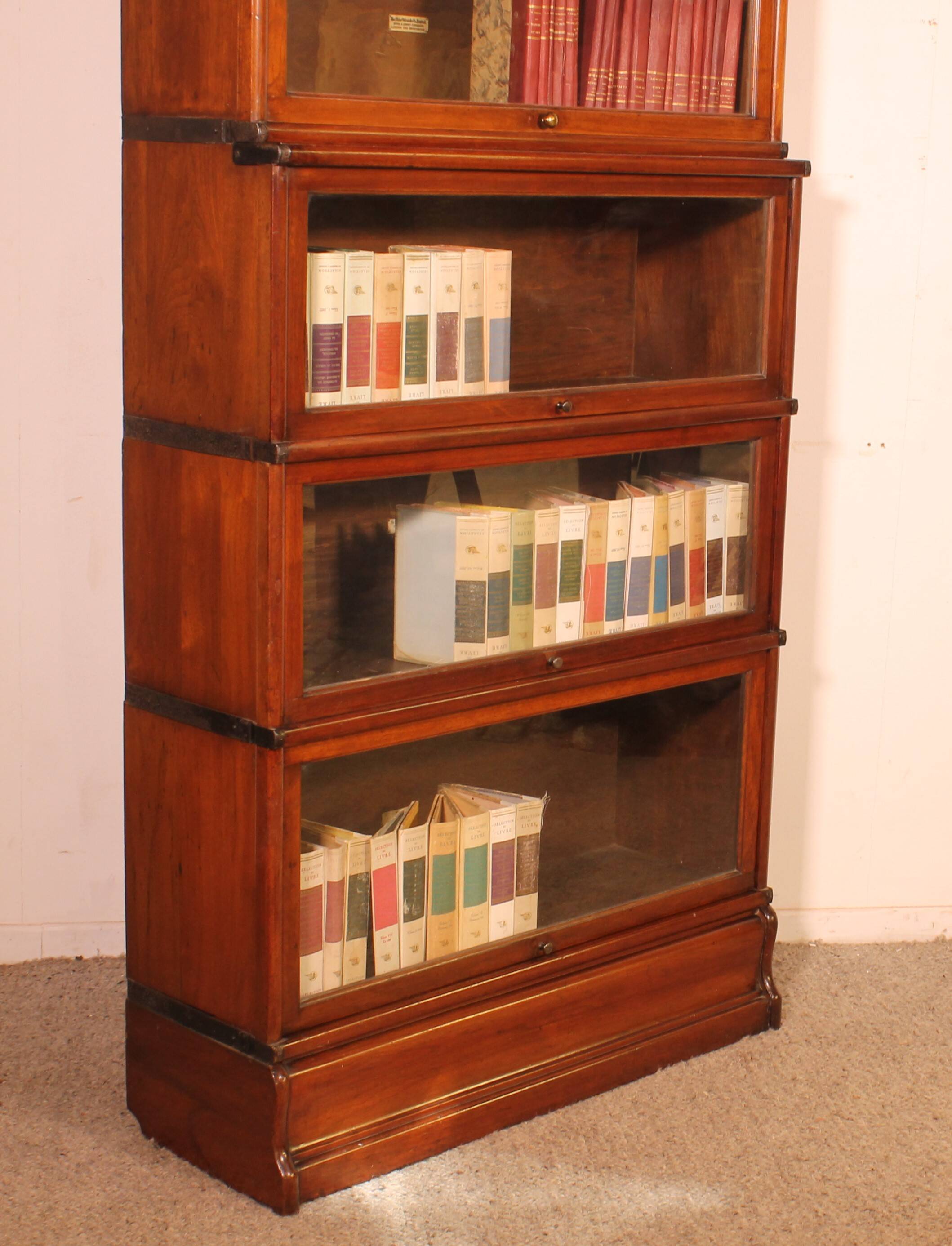 Globe Wernicke 5-Piece Mahogany Bookcase