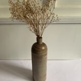 Vase bouteille grès