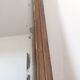 19th century square-format mercury mirror 100x90cm