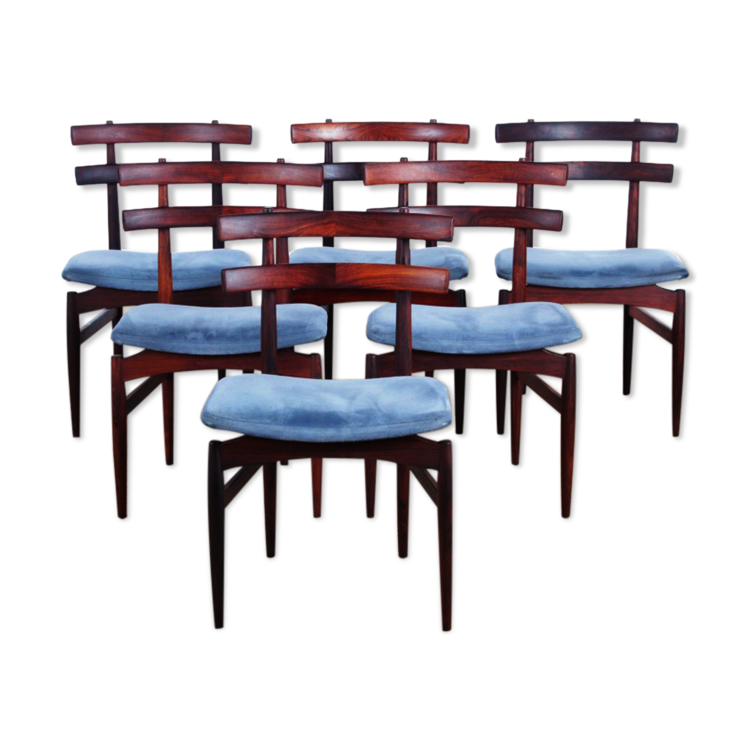 Set of 6 chairs by Poul Hundevad, Scandinavia