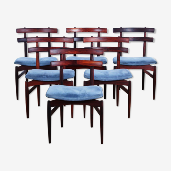 Set of 6 chairs by Poul Hundevad, Scandinavia
