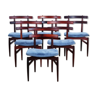 Set of 6 chairs by Poul Hundevad, Scandinavia