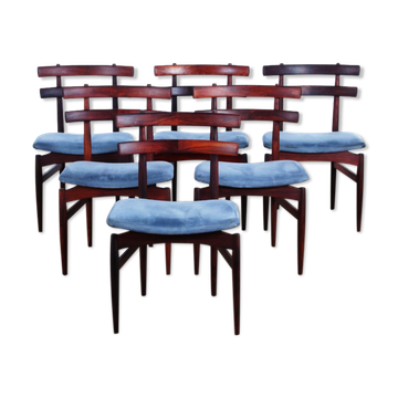 Set of 6 chairs by Poul Hundevad, Scandinavia