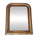 Miroir ancien Louis Philippe, noir et or ,  62 x 49 cm