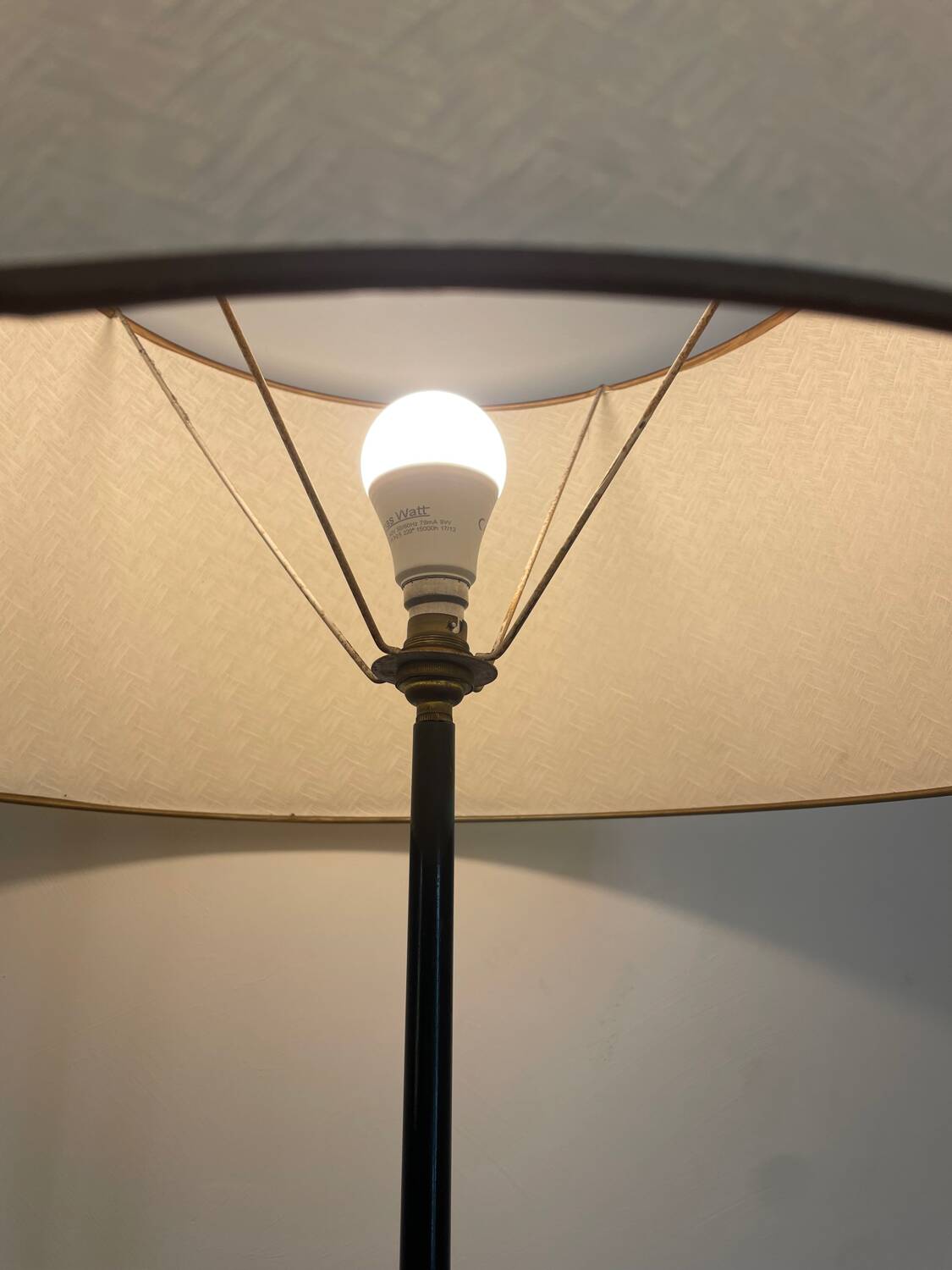 Paire de lampadaires tripodes années 50