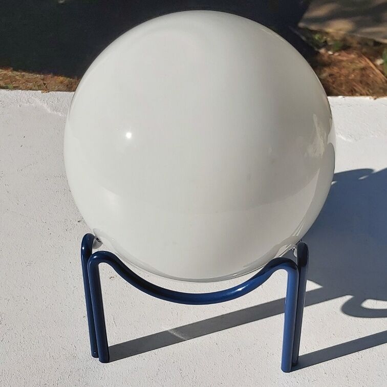 Lamp design metal and 70s glass