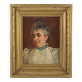 Portrait d'une femme élégante du XIXe siècle