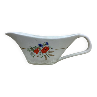 Antique sauce boat Sarreguemines