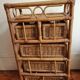 Meuble de rangement en rotin 5 tiroirs