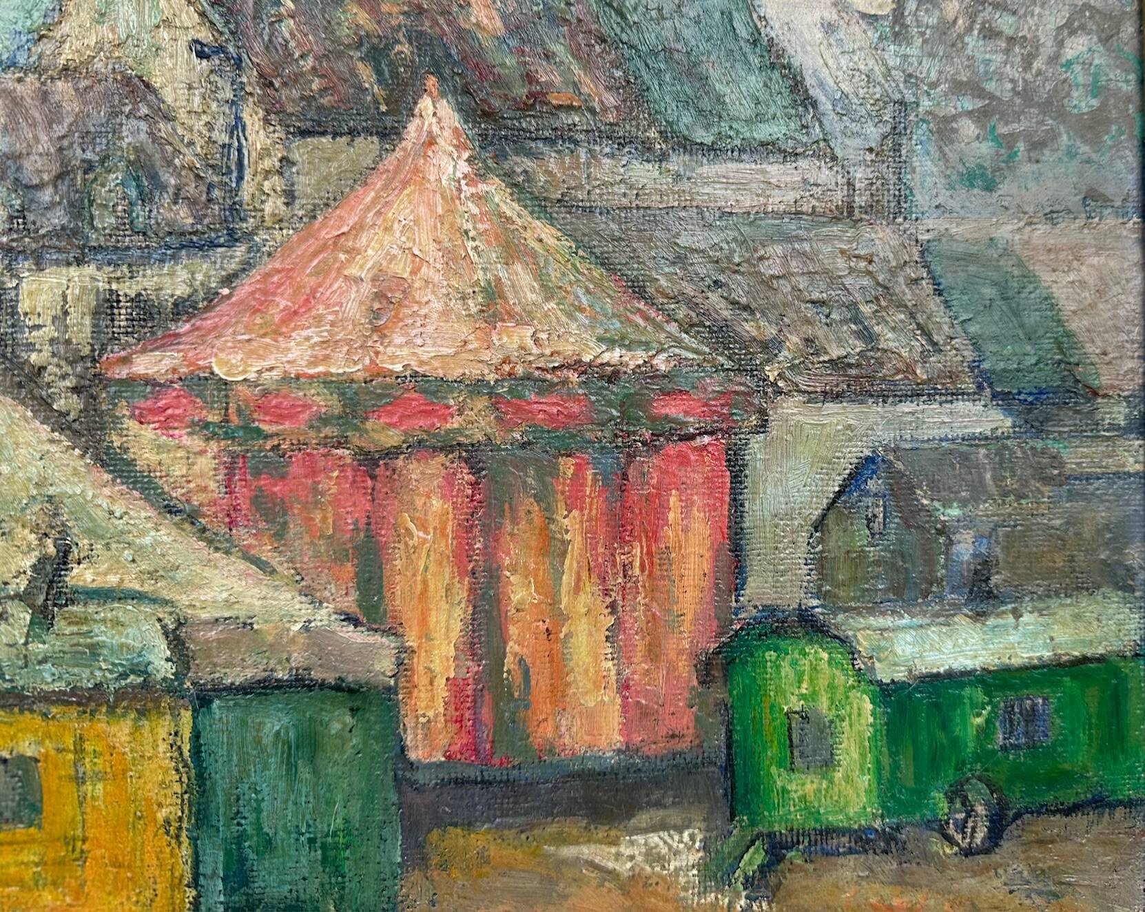 Painting "The Fairground Workers"
