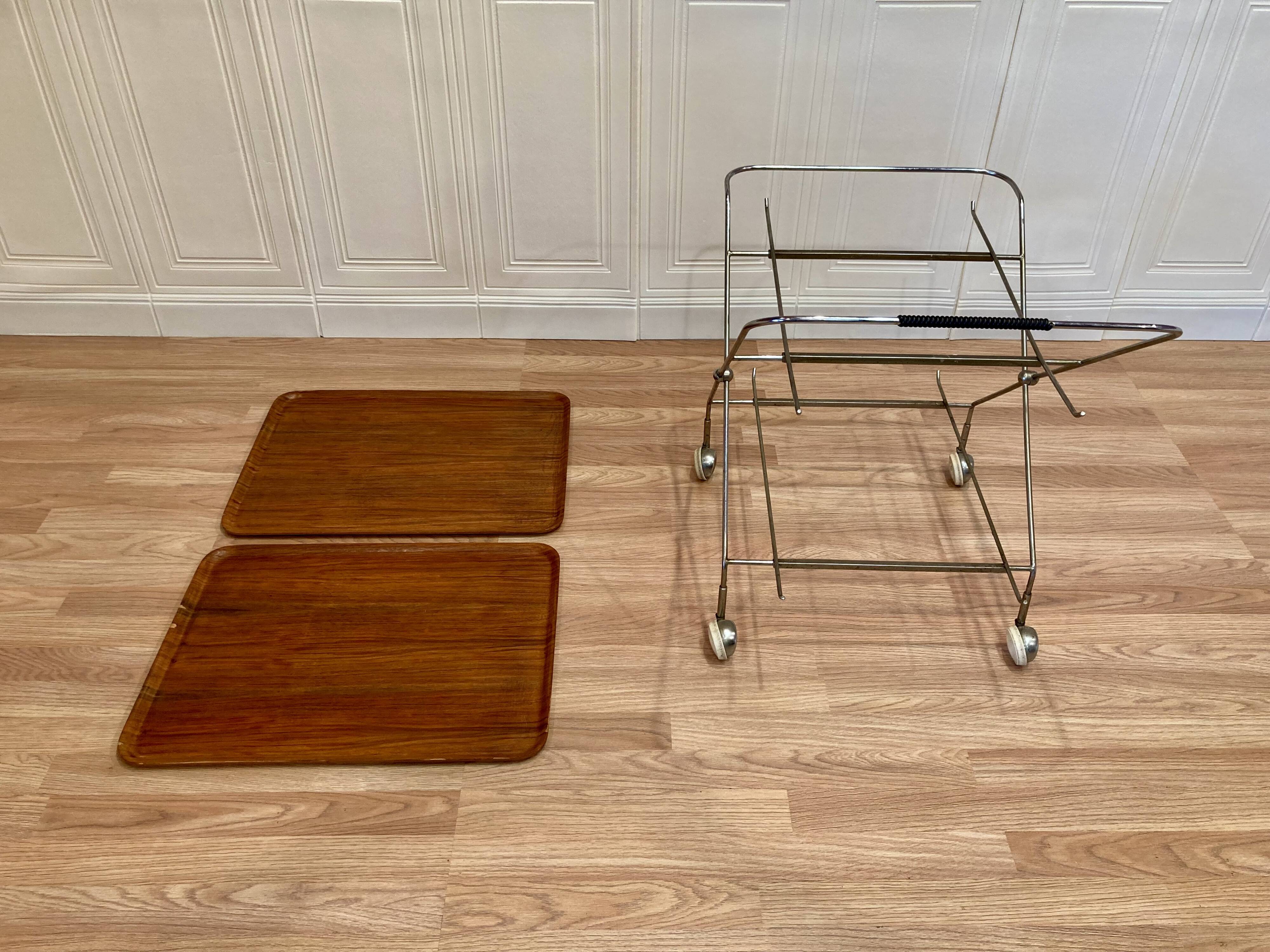 Modular dessert table "Scandinavian design Paul Nagel" 1950.