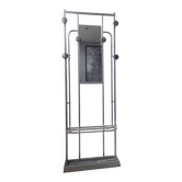 Art Deco wall coat rack