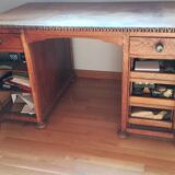 Art Deco oak desk - "orientalist"
