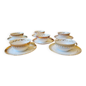 Service à café en porcelaine