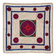 Vintage hand-embroidered tablecloth 129x132 cm