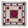 Vintage hand-embroidered tablecloth 129x132 cm