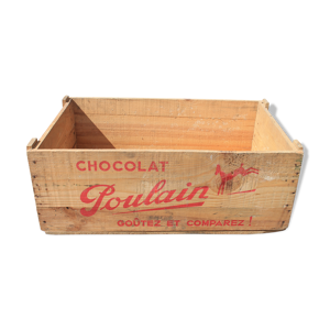 caisse en bois Chocolat