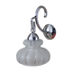 Wall light mounted Lantern old, glass and chrome