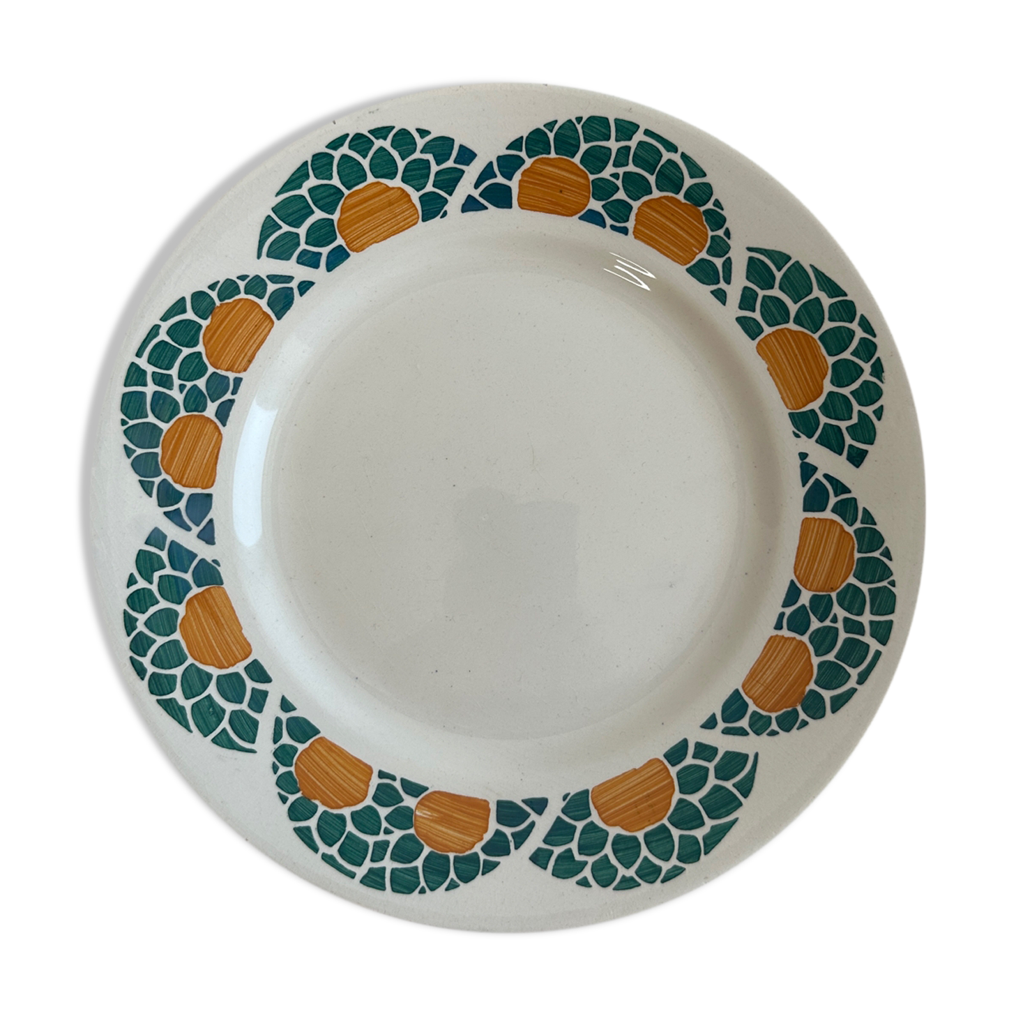 Set of 11 plates Givors France