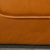 De Sede DS-19 model 'Pagoda' modular Sofa in Cognac Leather