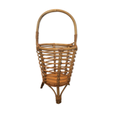 Umbrella holder In rattan 1950 1960