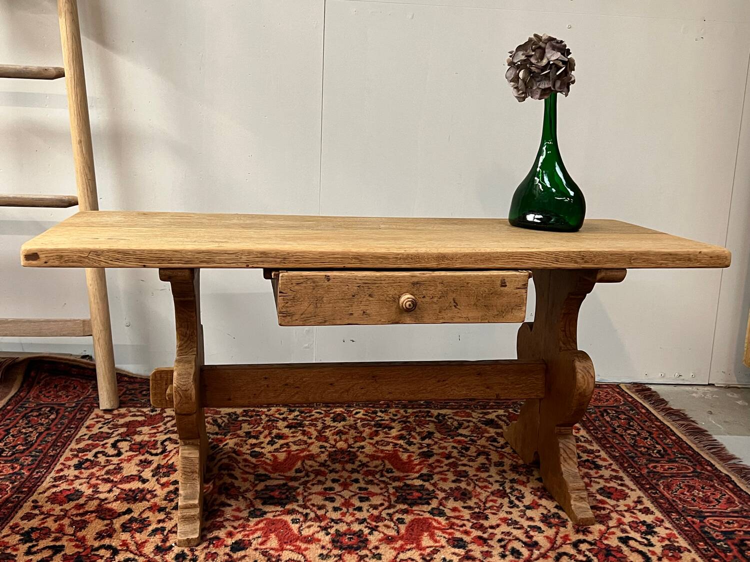 Antique brutalist coffee table