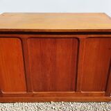 Vintage desk with double oak boxes