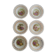 Lot vintage porcelain plates by Digoin Fragonard