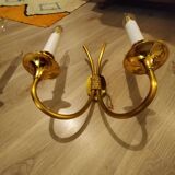 Classic applique Lucien Gau 4132 - 2 lights - Decorative details Links - H 32 cm, W 27 cm