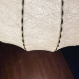 Modern mid-century Cocoon pendant lamp by Friedel Wauer for Goldkant Leuchten, Germany, 1960s.