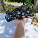 Black ceramic cat