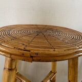 Vintage rattan stools