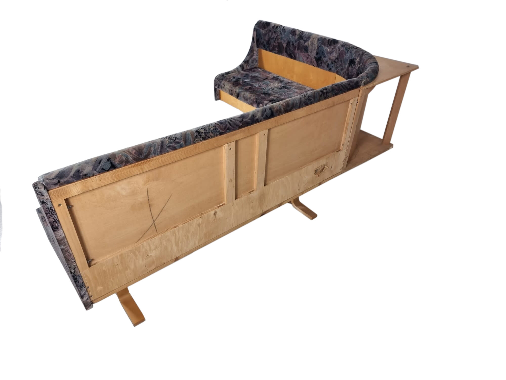 Corner sofa by Ludvik Volak for Drevopodnik Holesov 1960s