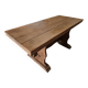 Monastery dining table, farmhouse, solid oak, antique vintage.