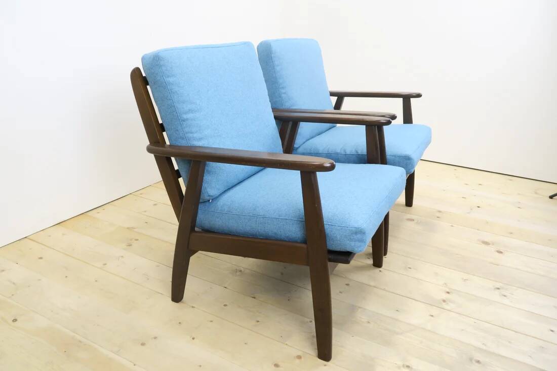 Paire de fauteuils en teck, Danemark 1960