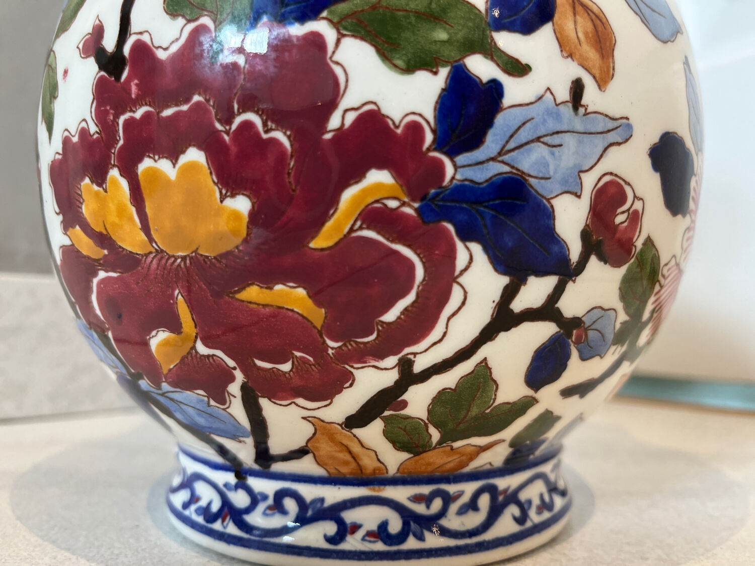 Gien earthenware pitcher