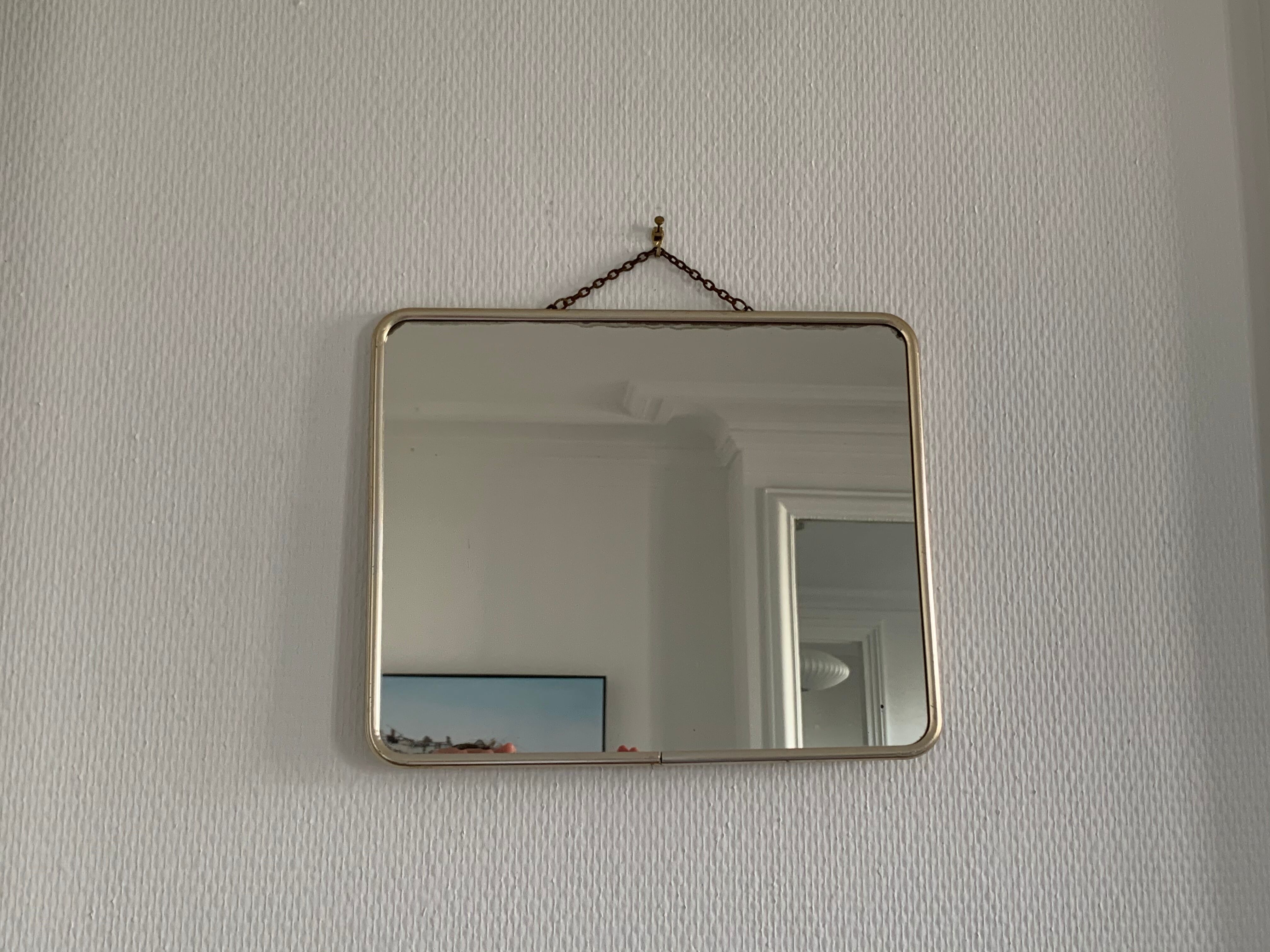 Miroir barbier vintage 30x25cm