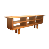 Minimalist walnut shelf, 1960s