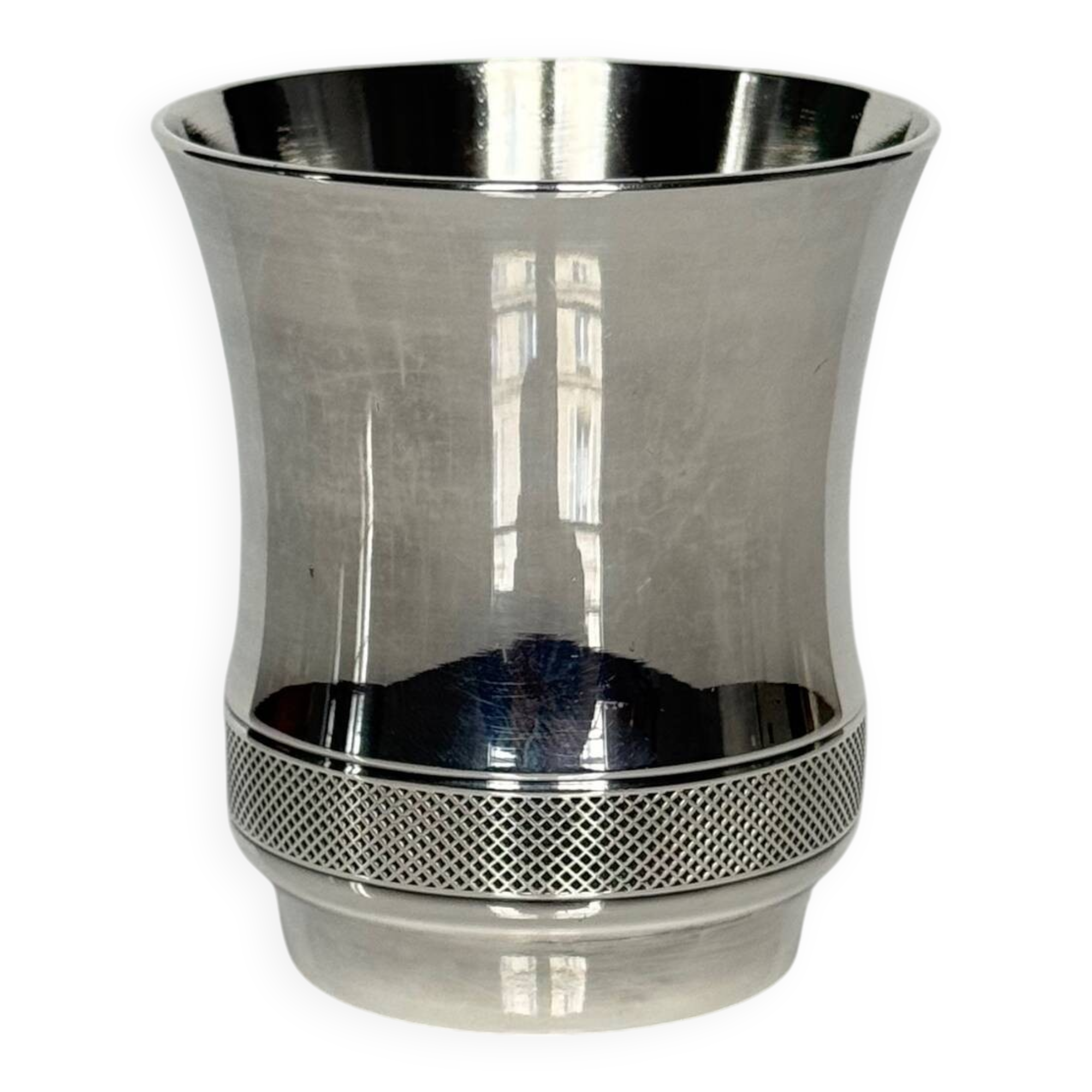 Elegant silver-plated metal cup | Christofle