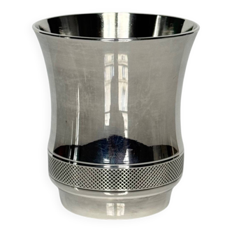 Elegant silver-plated metal cup | Christofle
