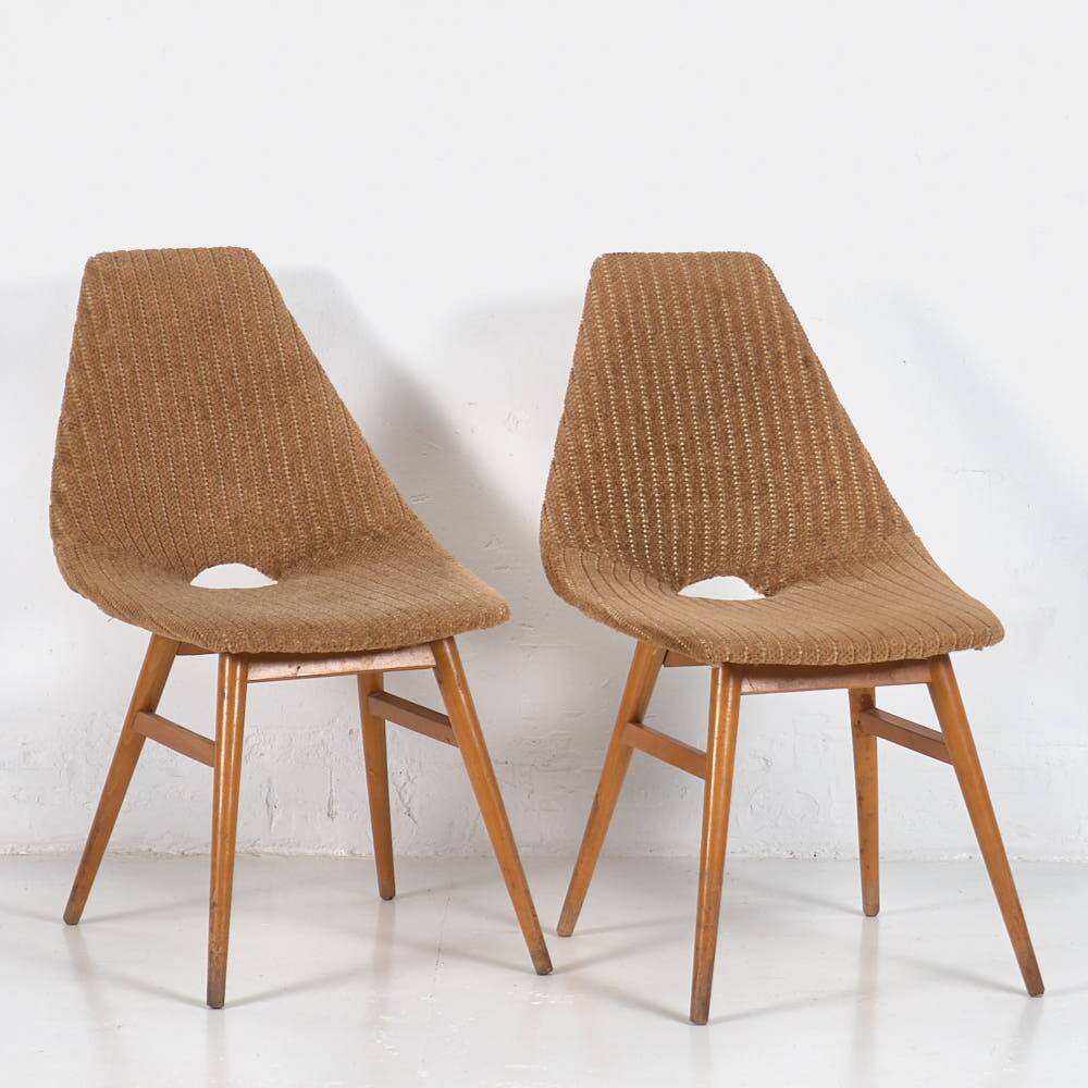 Decorative Retro Chairs (circa 1960). Set of 2 pieces