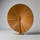 Large round folding screen, solid wood, 1960.